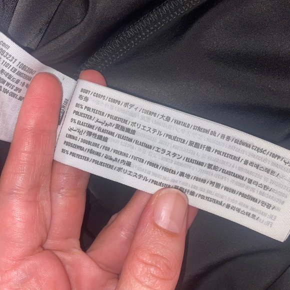 ABERCROMBIE & FITCH Black Crepe Sweetheart Bodysuit (L) - Picture 5 of 5